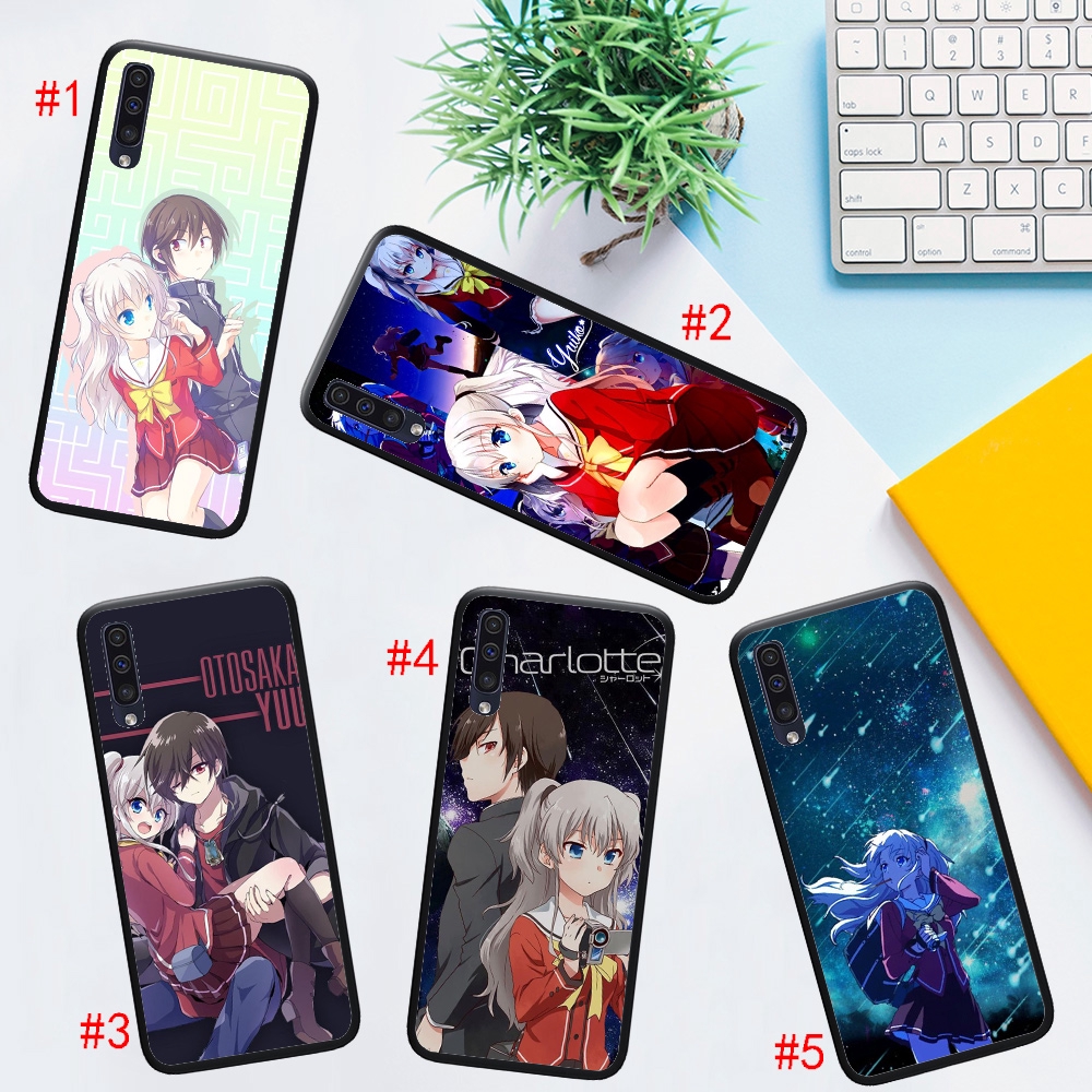 Anime Charlotte Soft Silicone Cover Case for Samsung Galaxy S8 S9 S10 Note  8 9 10 Plus