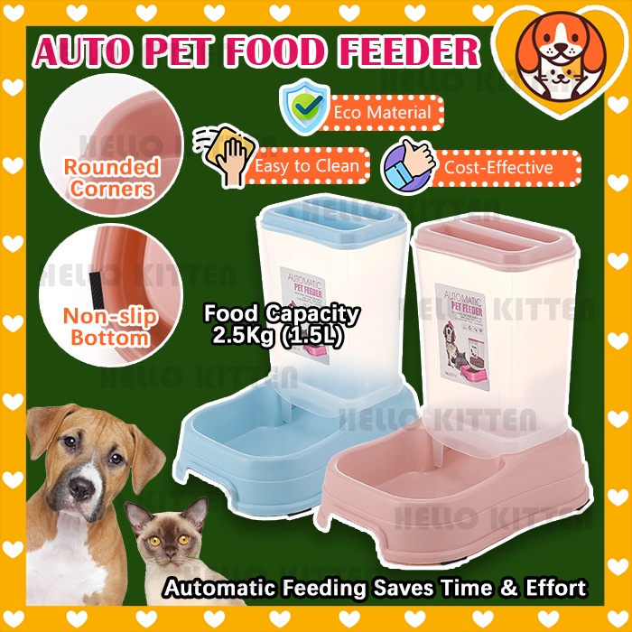 Buy Automatic Pet Food Feeder Pet Food Dispenser Bekas Makanan 