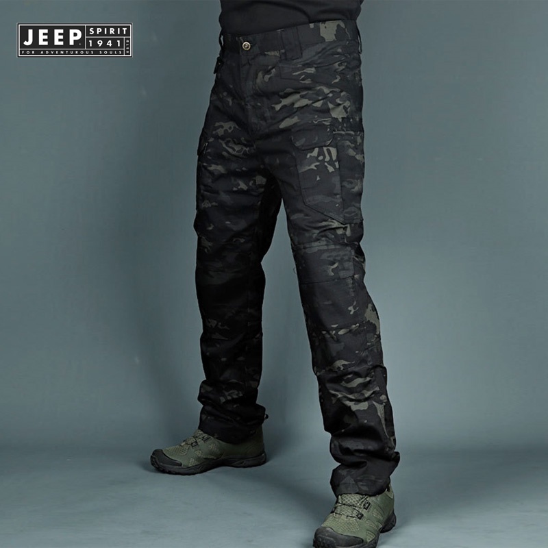 JEEP City Tactical Cargo Pants Classic Outdoor Hiking Trekking Army ...