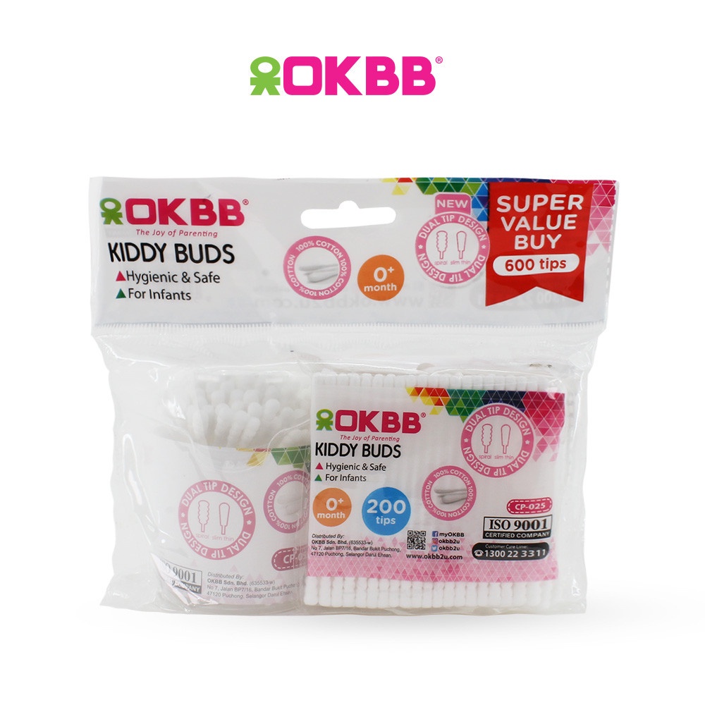 OKBB Kiddy Buds Value Pack 600's CP155