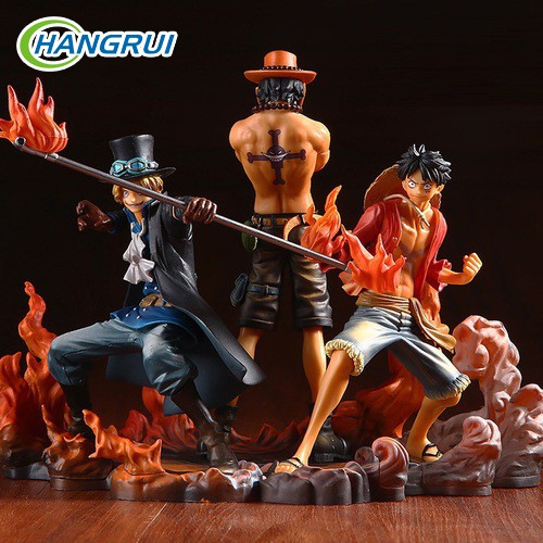 luffy and ace figure