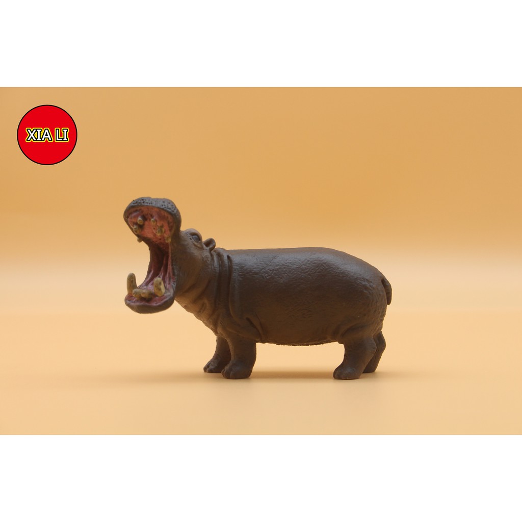 Spot]African Wildlife Simulation Animals Hippo Action Figure Solid Animal  Model Ornaments Learning Toys Gift | Shopee Malaysia