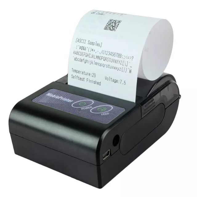Bluetooth Thermal Receipt Printer SRS Topup Pay Bill 7E SAMSUNG NOKIA ...