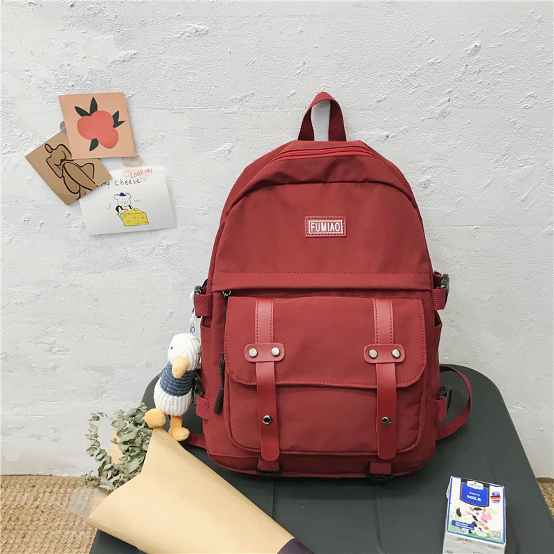 Backpack Tide Brand Ins Super Fire Wild Large Capacity Fashion Trend Backpack Korean High School College Student Bag Wom Shopee Malaysia - flame backpack texture roblox