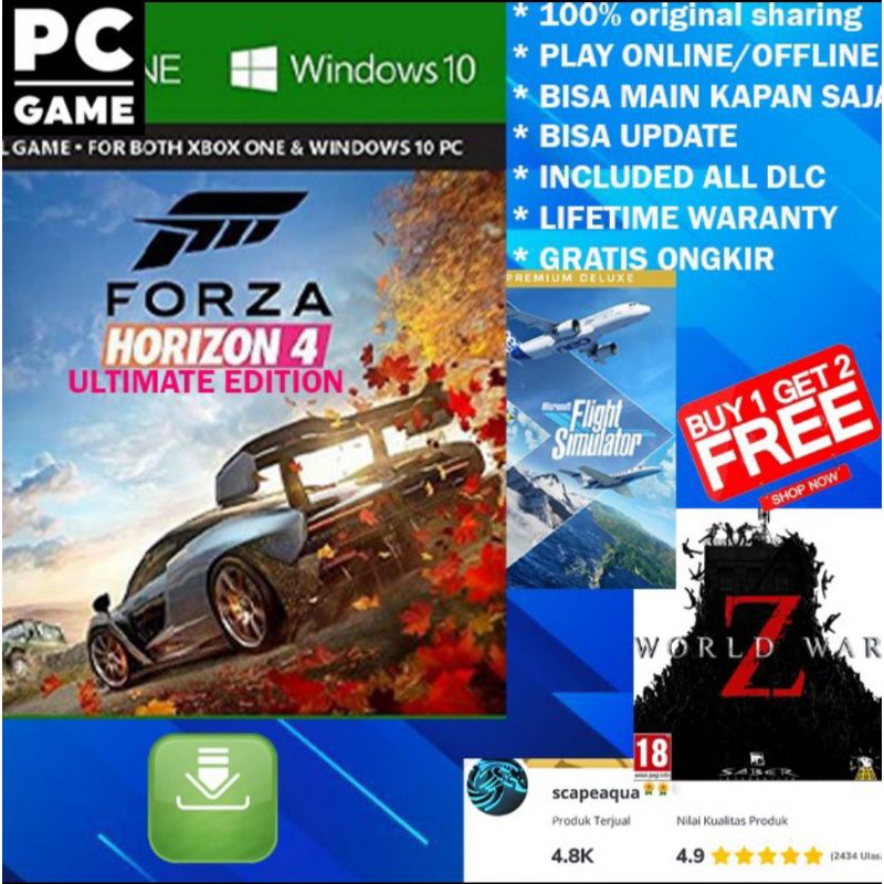 Forza HORIZON 4ultimate EDITION ORIGINAL GAME PC | Shopee Malaysia