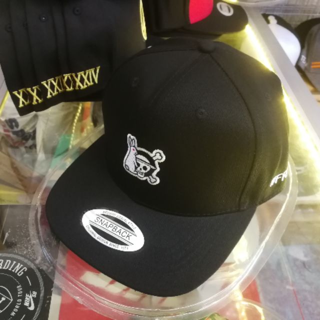 Ready Stock Fxxking Rabbits Fr2 X One Piece Snapback Cap Fr2 Shopee Malaysia