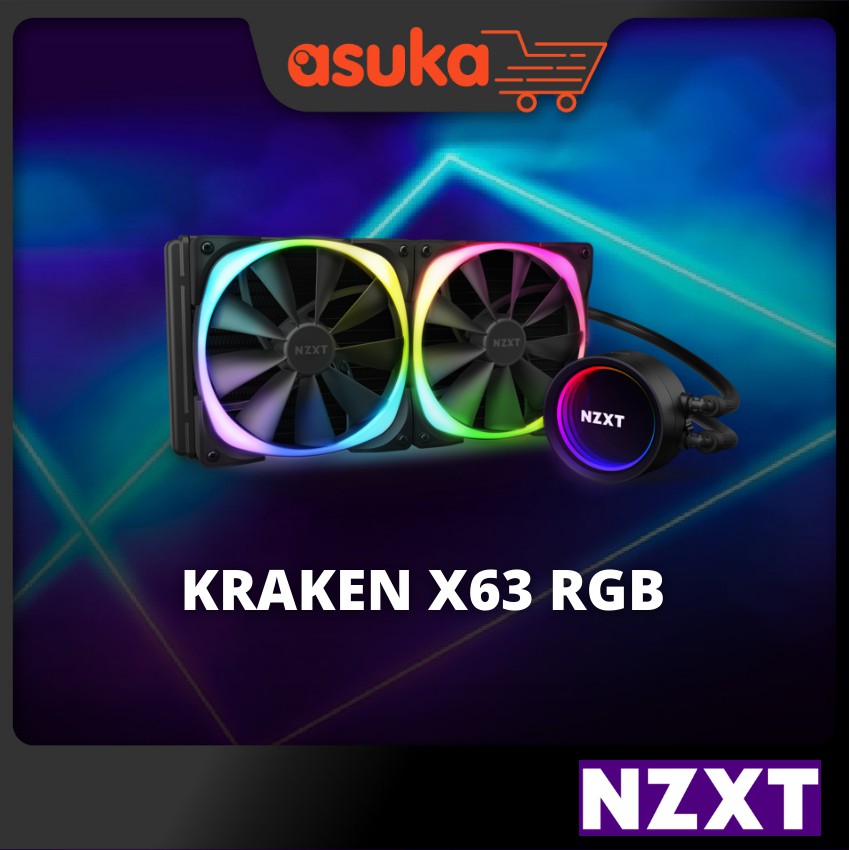 NZXT Kraken X53 RGB | X63 RGB | X73 RGB AIO Liquid Cooler With Aer RGB Fans