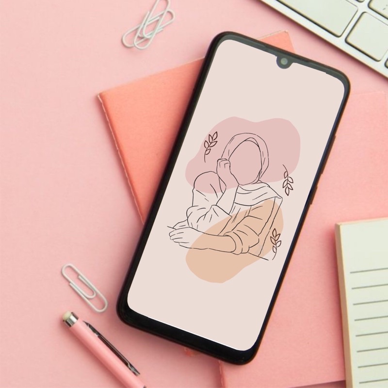 PART 2 phone wallpaper/ lukisan potret murah wallpaper/ digital drawing