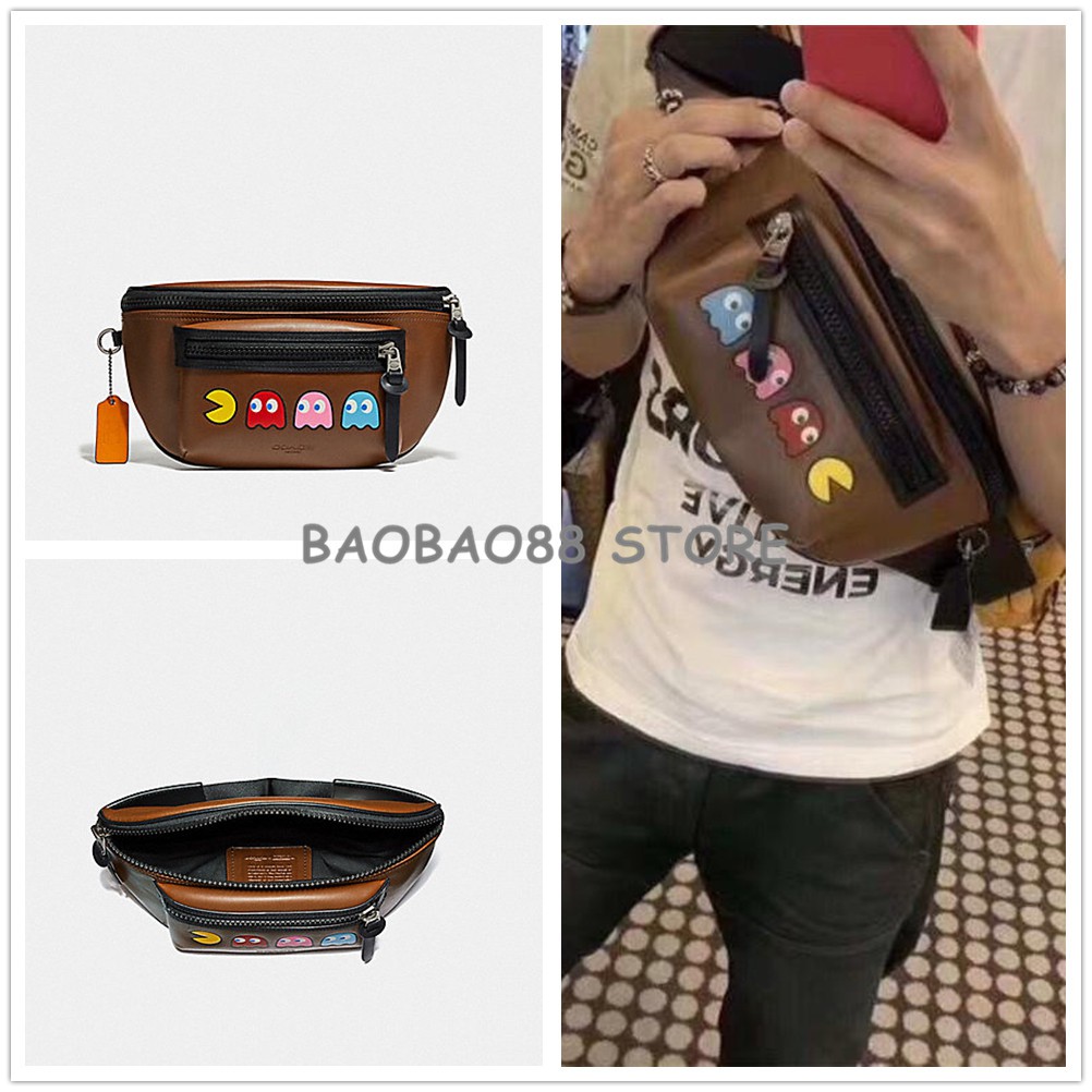 coach pac man fanny pack