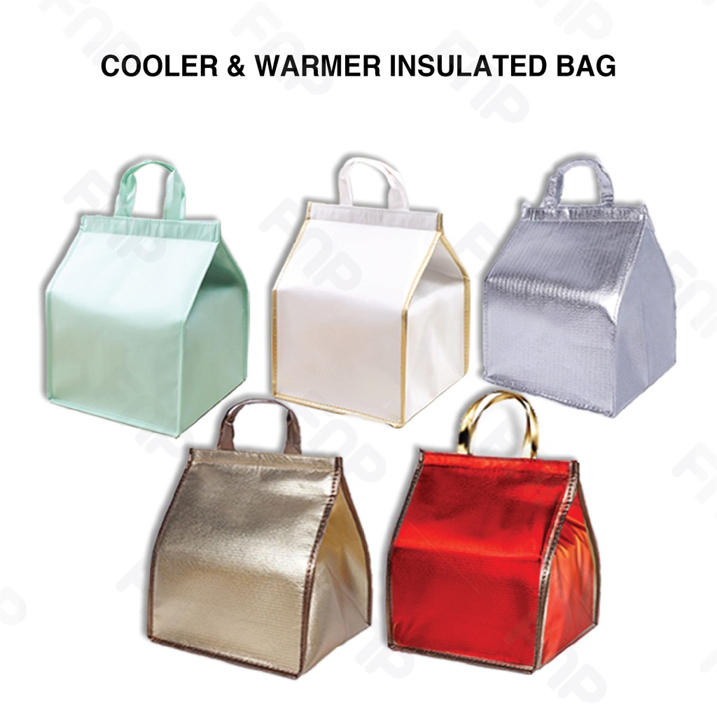 COOLER & WARMER INSULATED COLOR BAG / FROZEN ITEM/ CAKE BOX BAG/ KEEP FOOD FRESHER