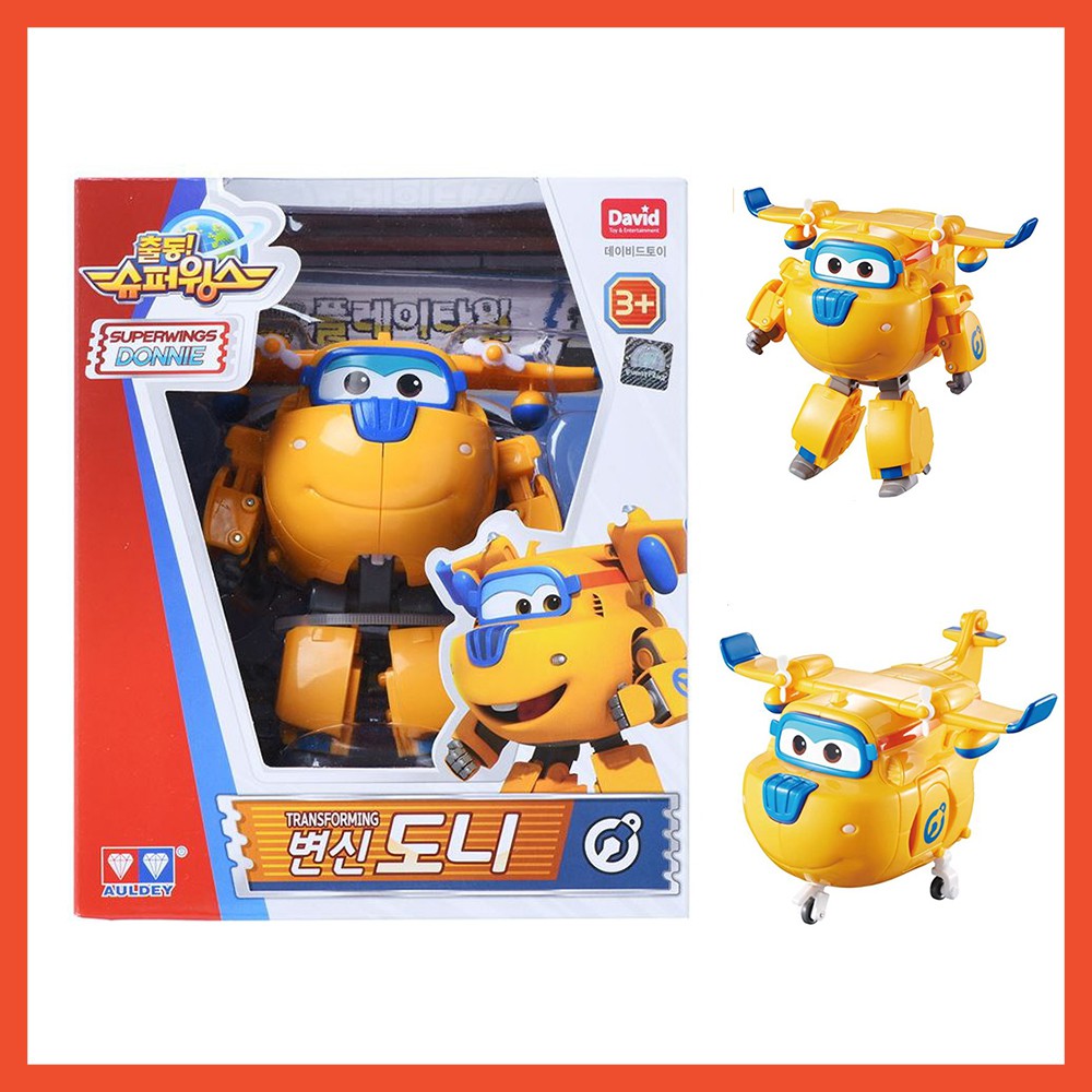 Super Wings - Transforming Donnie Toy Figure (100% authentic) | Shopee ...