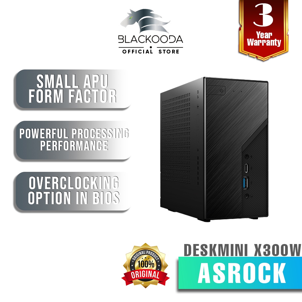 Asrock Deskmini X W Series Barebone Inc Chassis Mobo Power Cooler Shopee Malaysia