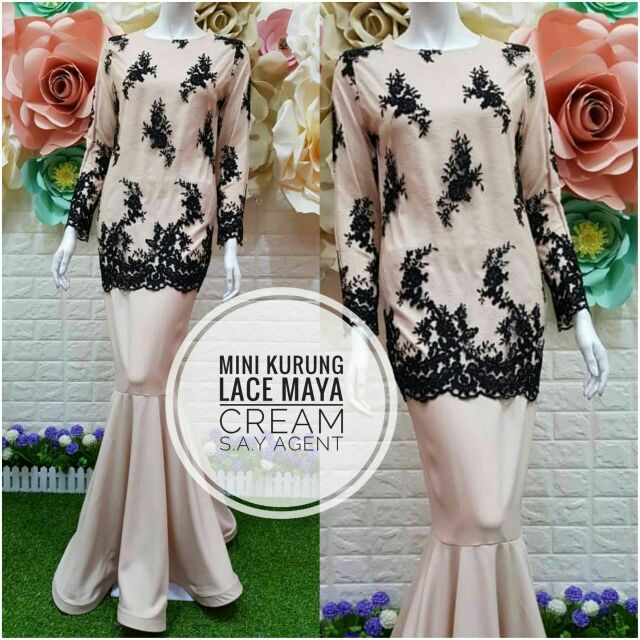 mini kurung lace