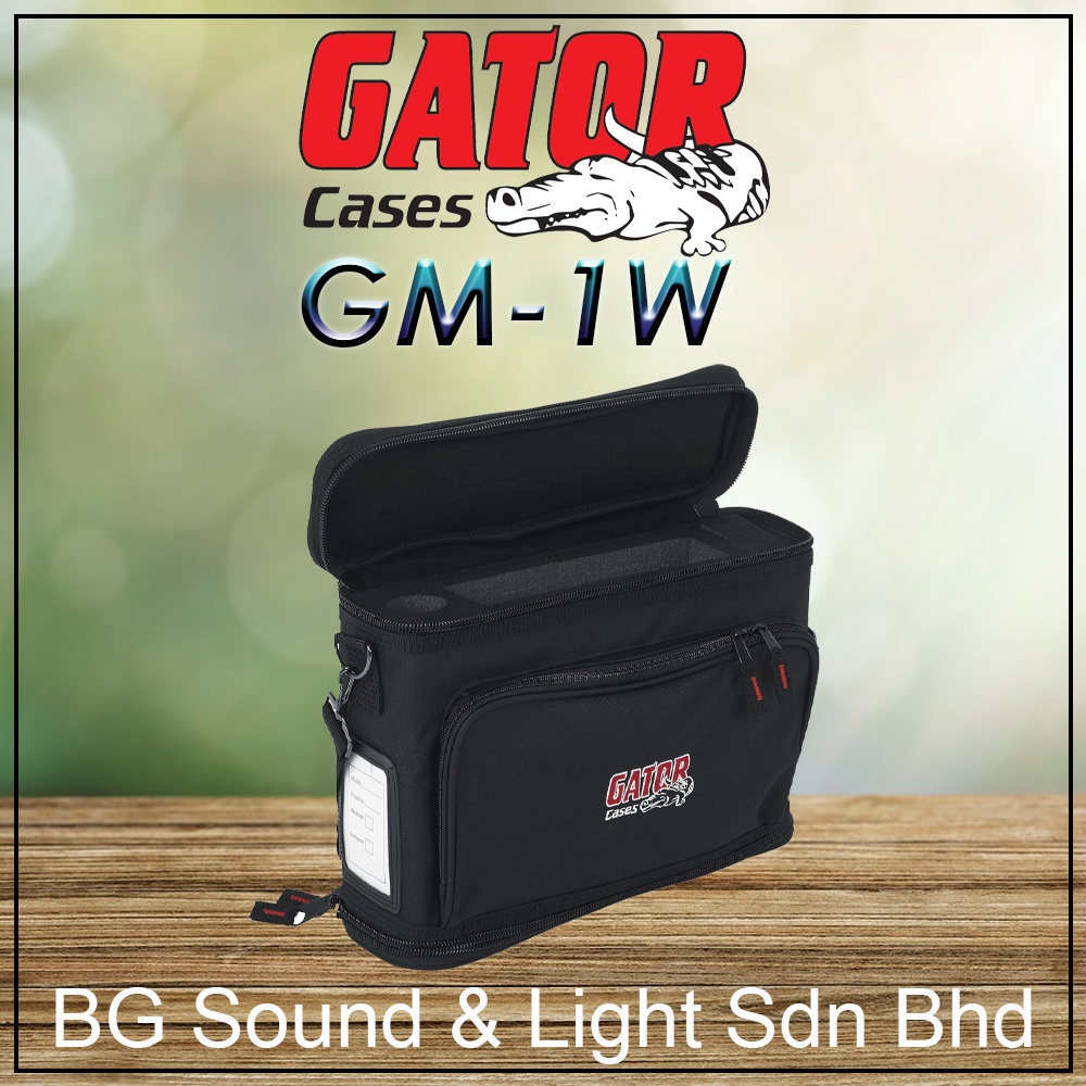 Gator GM1W Lightweight Bag for Single Wireless Mic System (GM1W