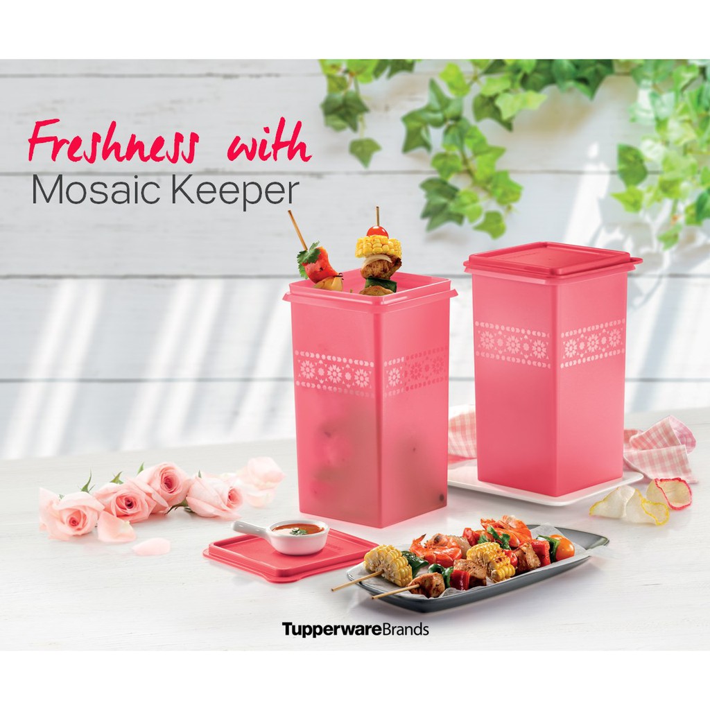 [Ready Stock] Tupperware Mosaic Keeper (1) 3.1L