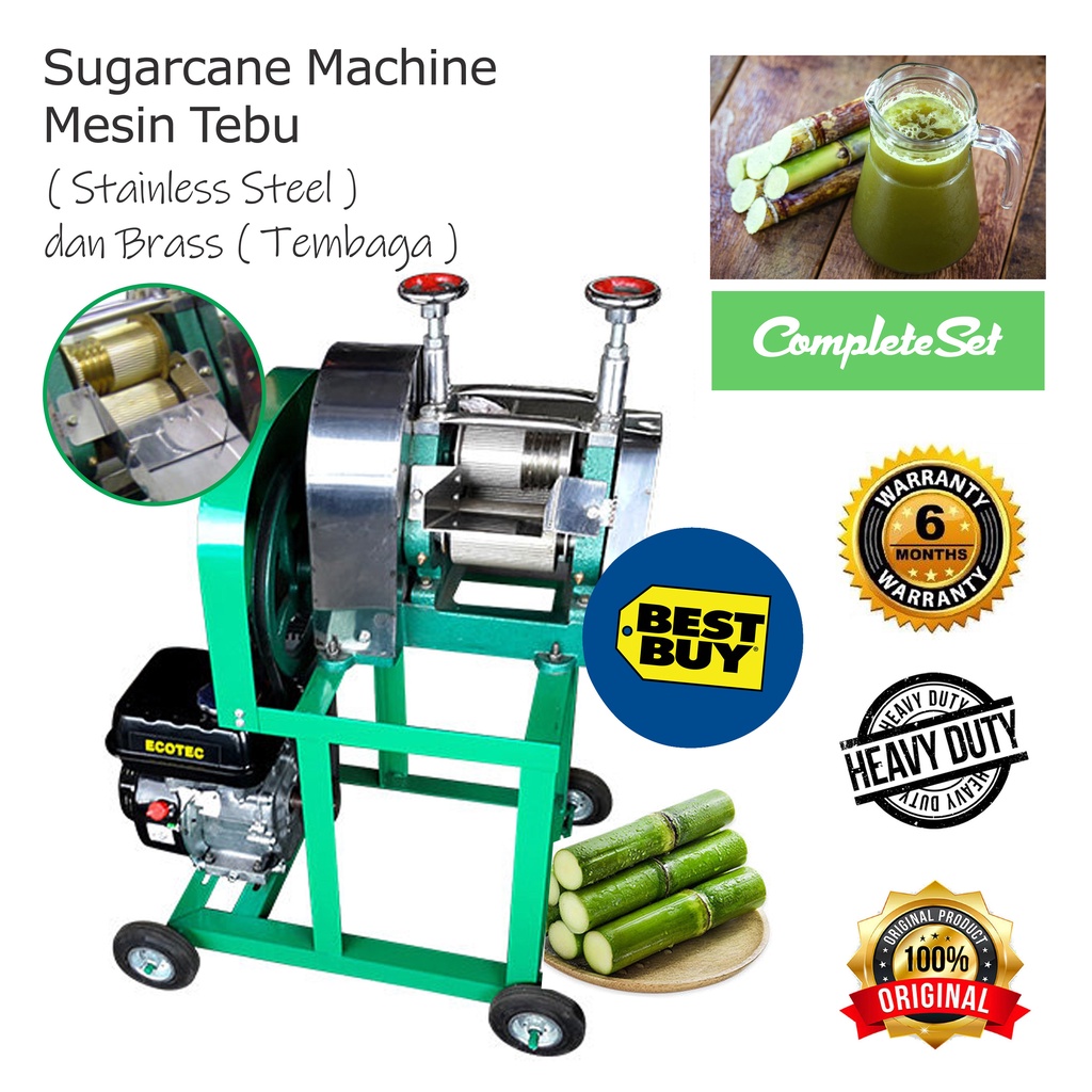 HOT SALE [Ready Stock] Sugarcane Machine Mesin Tebu Stainless Steel