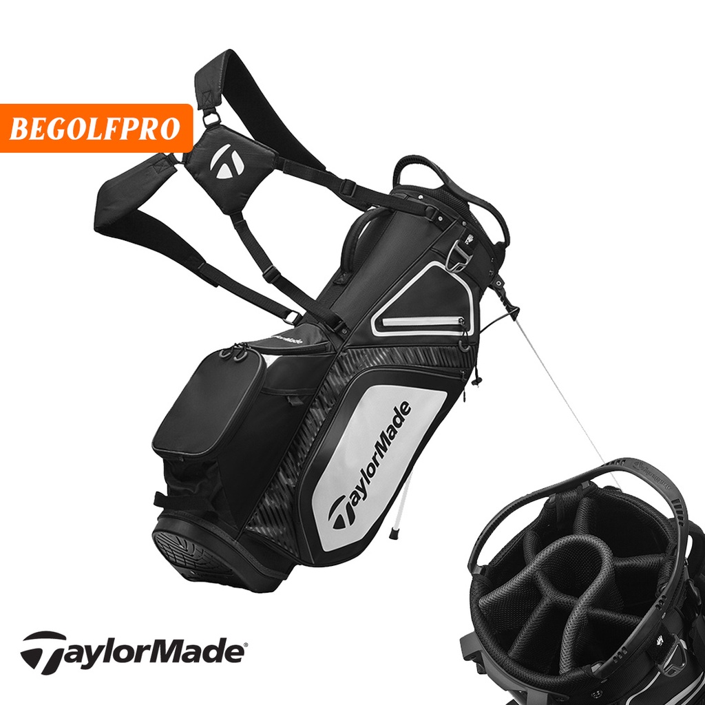 TaylorMade 8.0 Stand Bag (Black/White/Charcoal) Shopee Malaysia