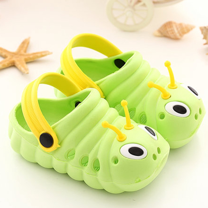 Boys Girls Sandals Clogs Cute Caterpillar Slip On Lightweight Kids Beach Slipper TMEOG Baby Sandals 