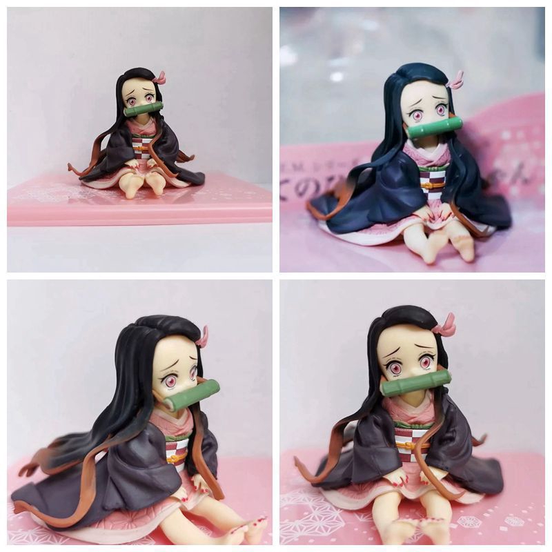 Demon Slayer Kimetsu No Yaiba Nezuko Figure Model Toy Anime Demon Slayer Figure Nezuko Cute Toy Shopee Malaysia