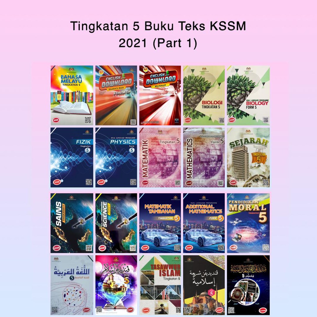 【New Format 2021】 Buku Teks Tingkatan 5 KSSM 2021  Form 5 Textbook