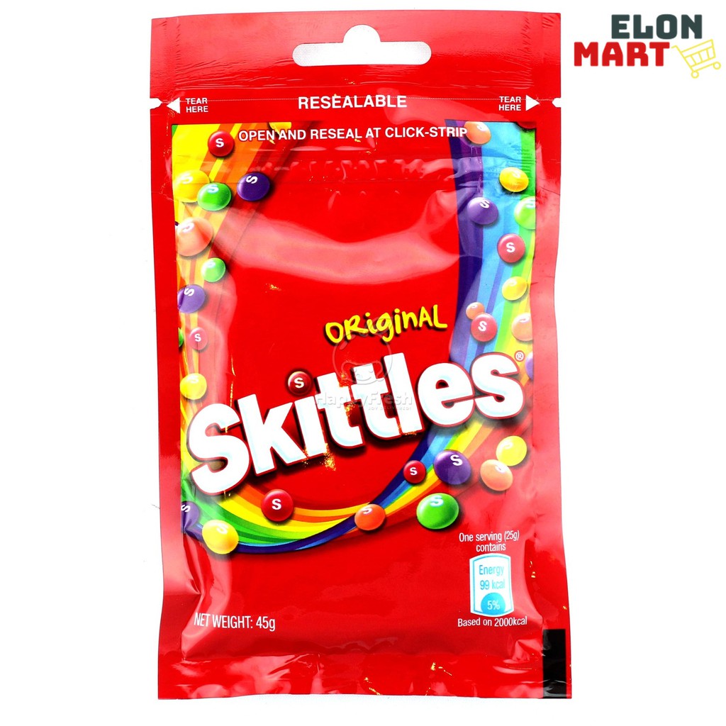 Download Original Skittles Fruit Flavour Candies 45g | Shopee Malaysia