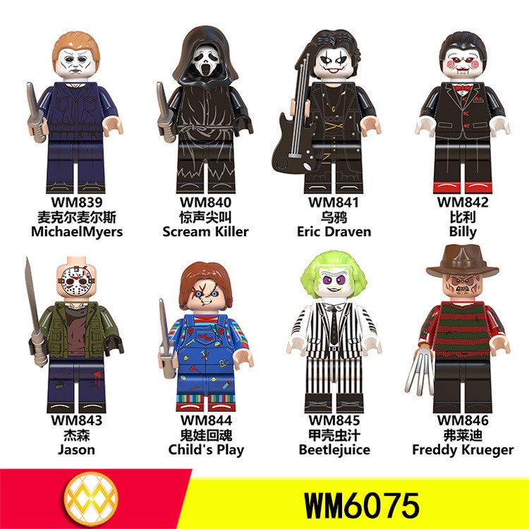 Jason The Horror Movie Lego Moc Minifigure Toys