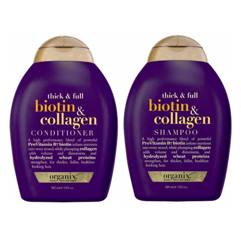Ogx Biotin & Collagen Conditioner Shampoo Set (385ml 385ml) Shopee Malaysia