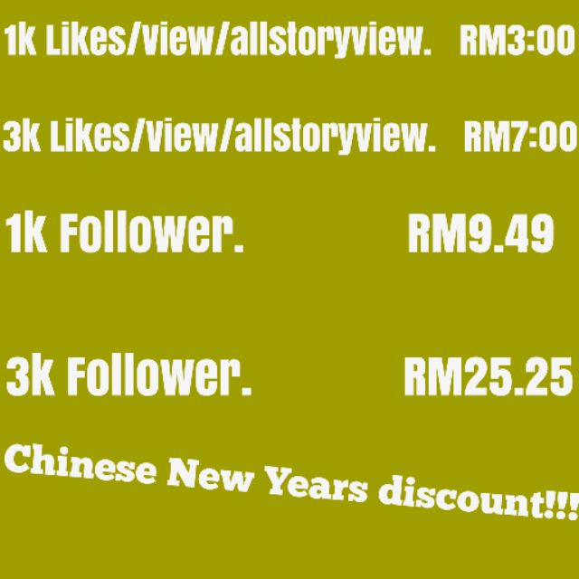  - chinese instagram followers shopee malaysia