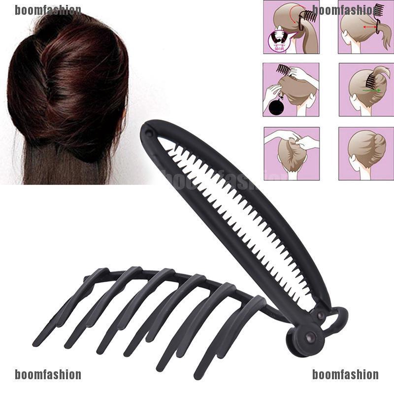 Magic Diy Hair Styling Updo Bun Comb Clip Set For Hair French