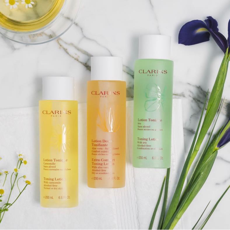 clarins orange toner