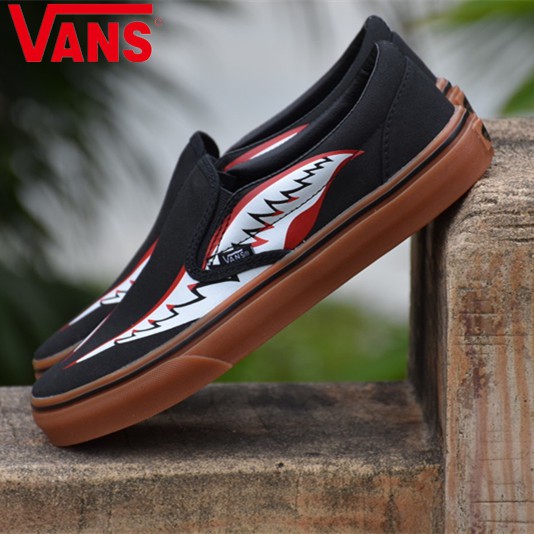 vans x bape sharktooth