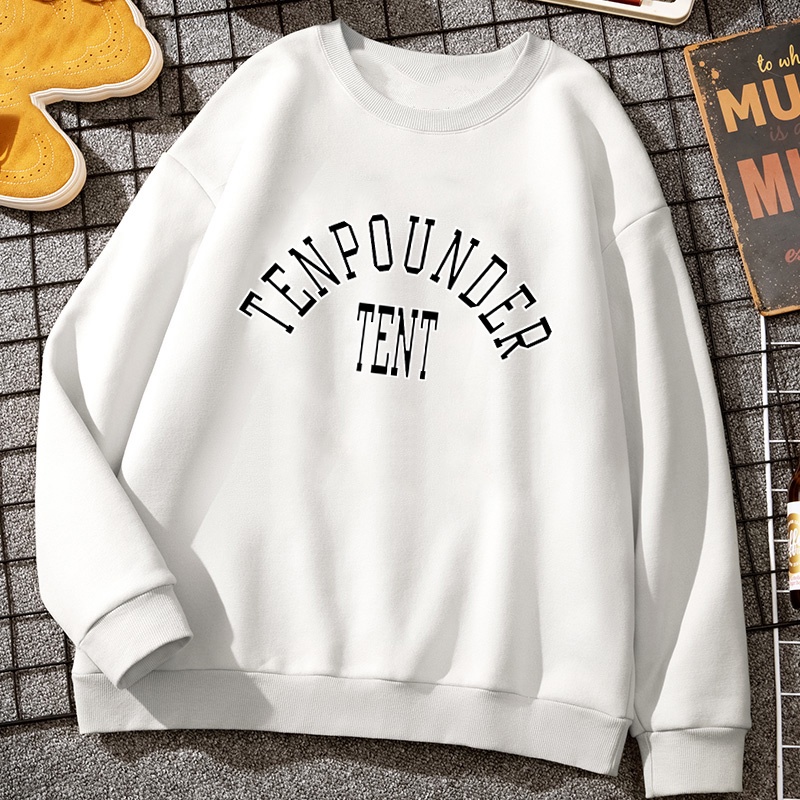 New fashion oversized women's sweater 4XL autumn and winter mid-length Korean version couple long-sleeved sweater round neck top clothes