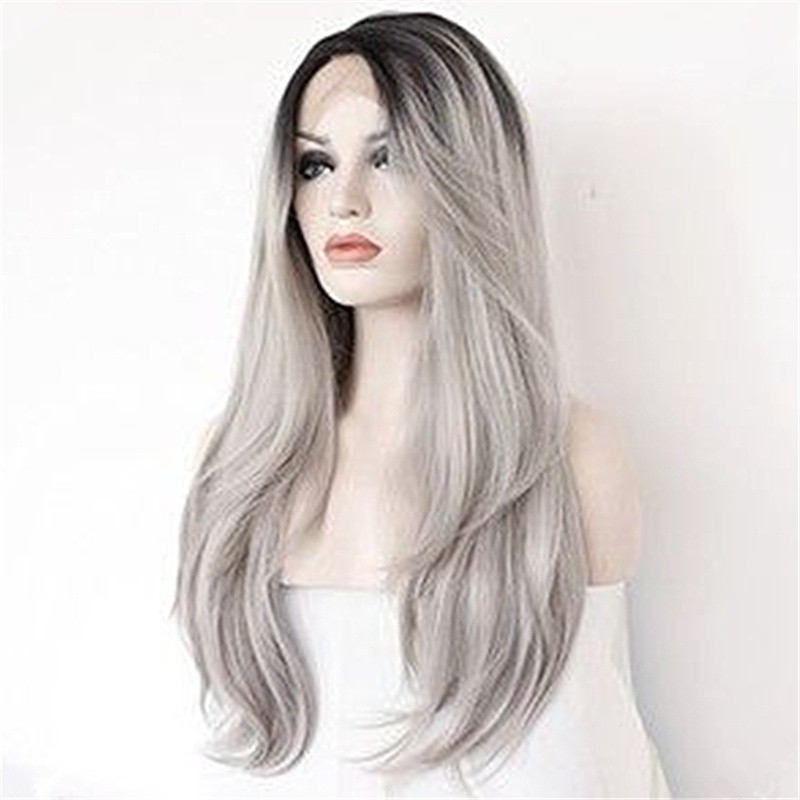 silver hair wig