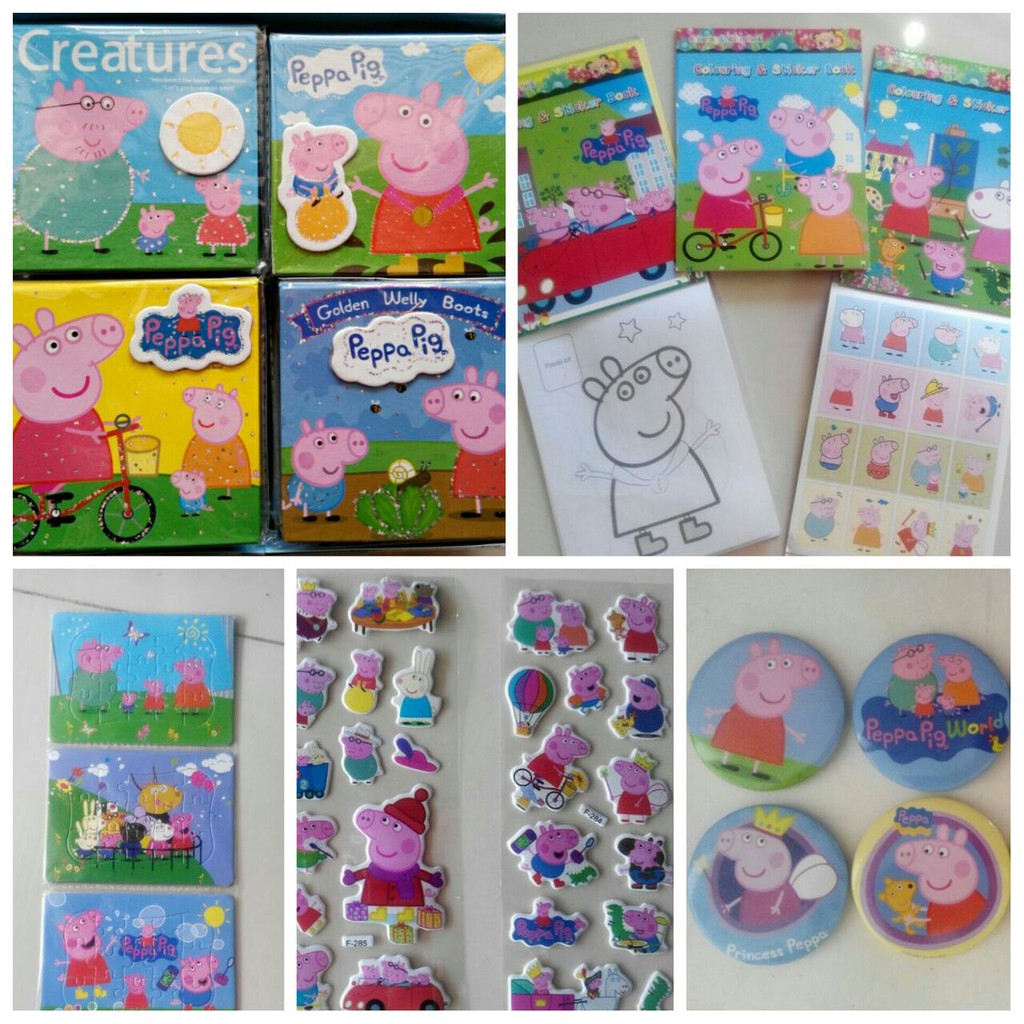 Peppa Pig Party goodie items | Shopee Malaysia