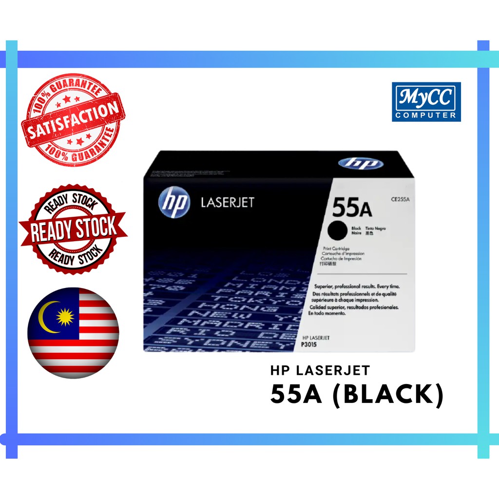 HP 55A Black Original LaserJet Toner Cartridge - MYCC | Shopee Malaysia