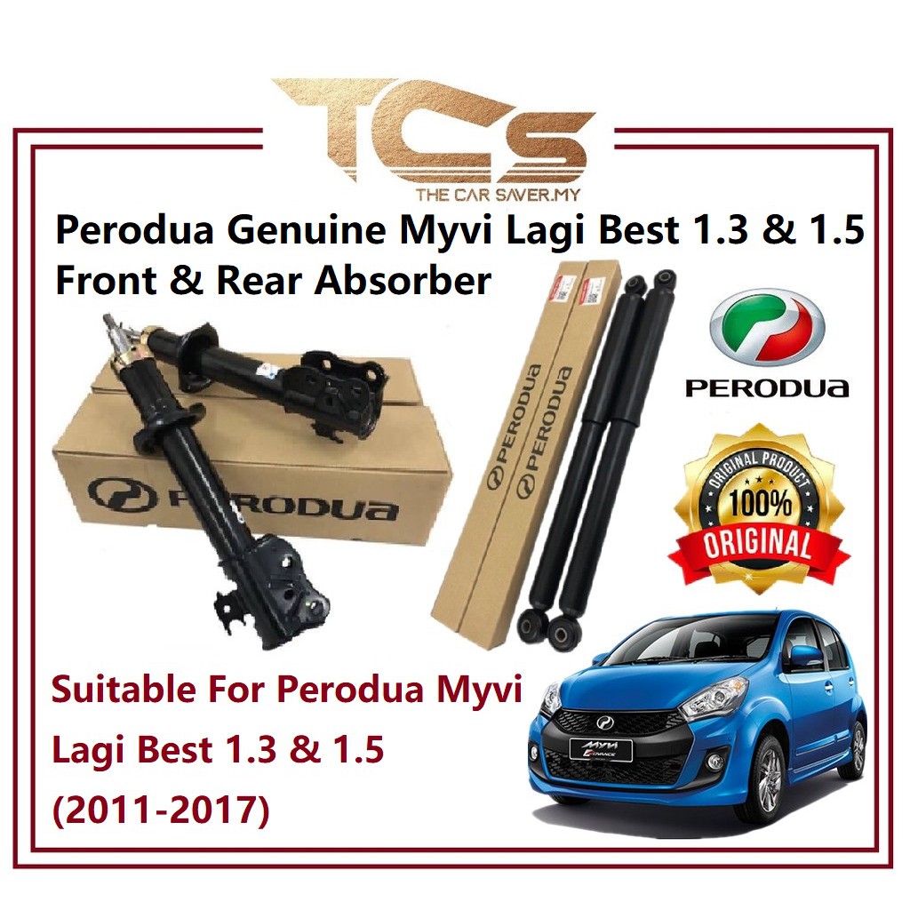 Perodua Genuine Myvi Lagi Best 1 3 1 5 Front Rear Absorber 2011 2017 2 Pcs Front New Pgmall