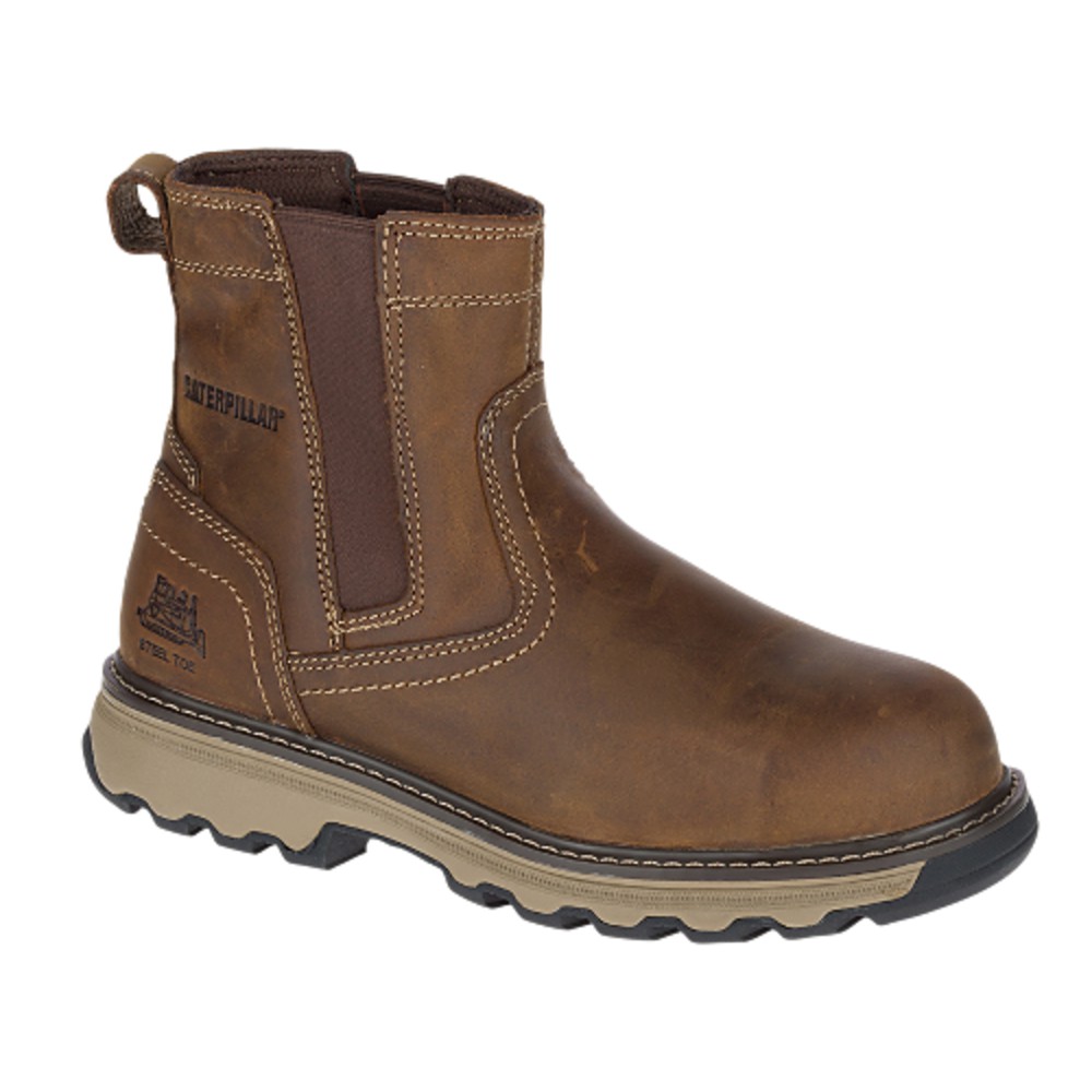 caterpillar steel cap boots