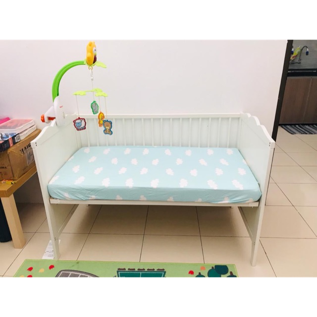 Preloved Ikea Hensvik Baby Cot Shopee Malaysia