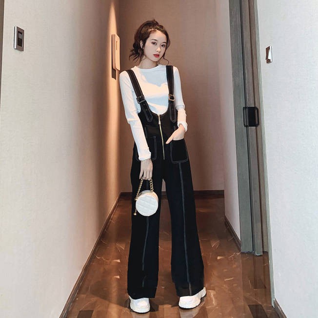 jumpsuit with sweater