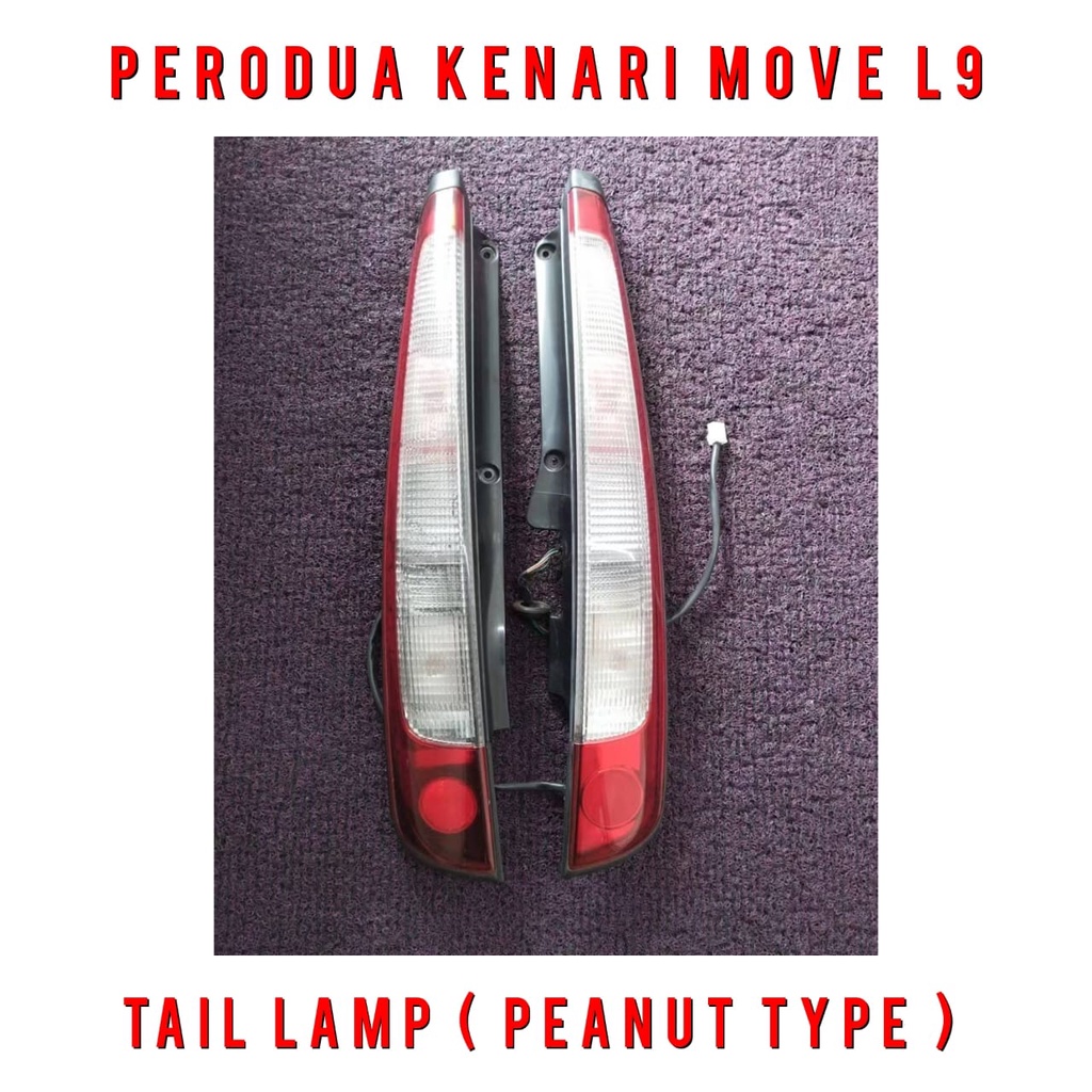 Perodua Kenari Move L9 RS ( Peanut ) Tail Lamp / Tail Light / Lampu