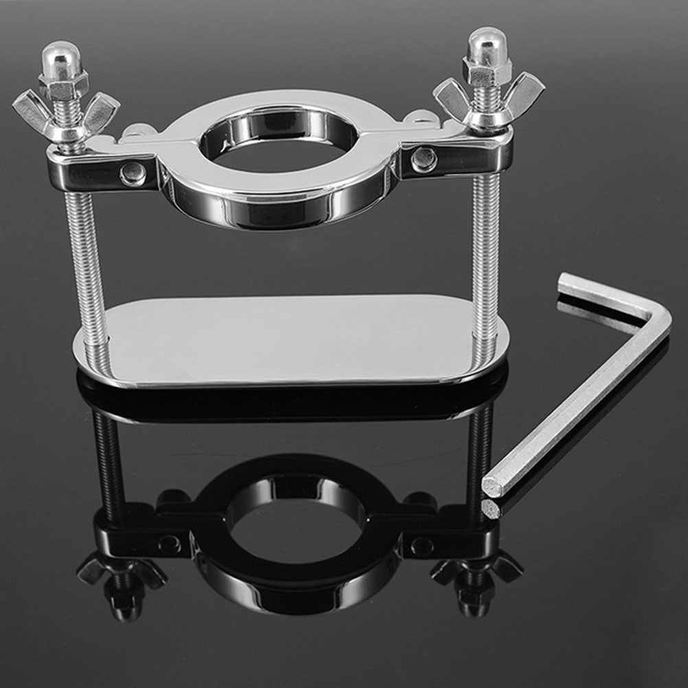 Stainless Steel Male Testicle Scrotum Stretcher Crusher Ball