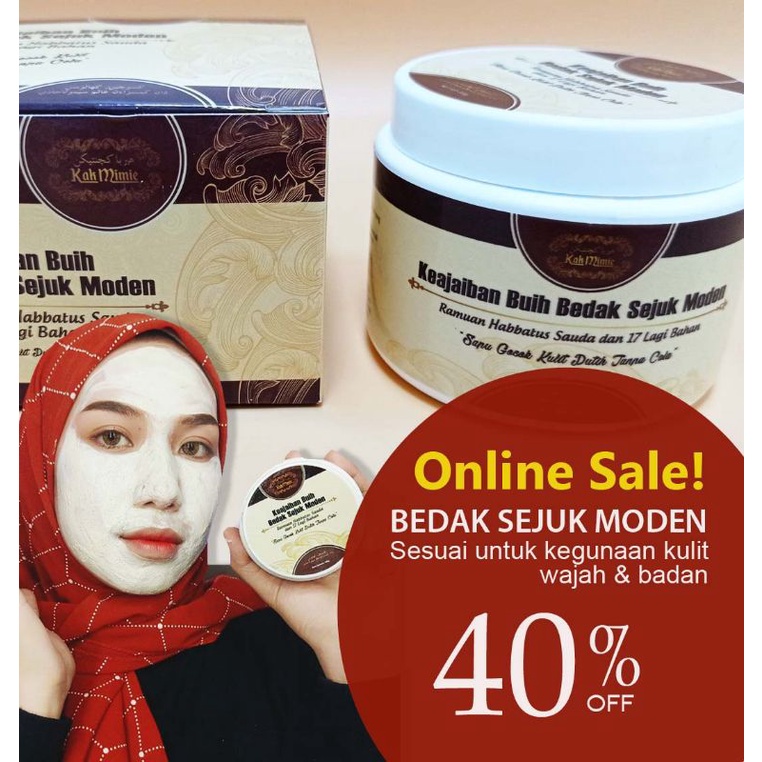 Bedak Sejuk Moden Barang Sampai Baru Bayar
