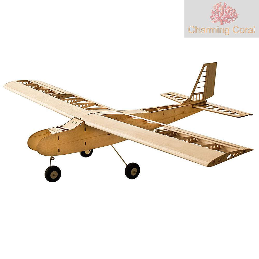 balsa wood biplane