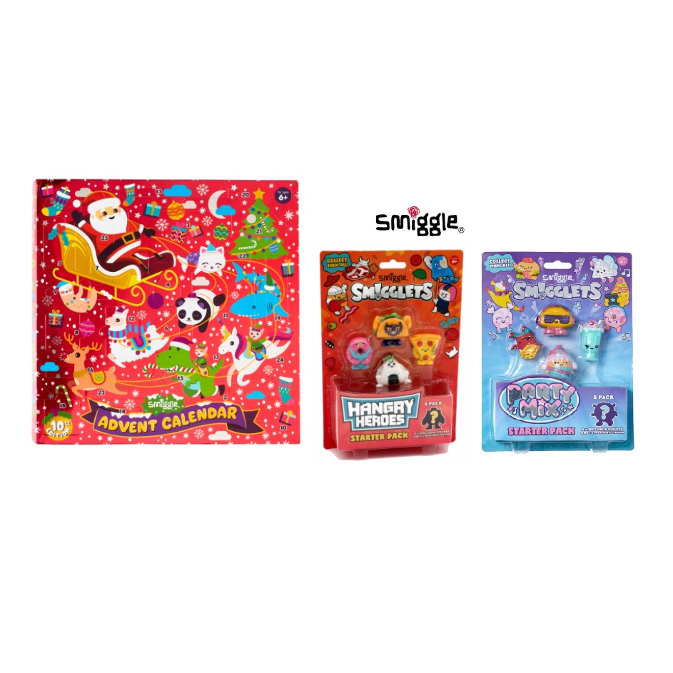 Smiggle Advent Calendar 2021 / Smigglets Hangry Hereos Collectable Pack