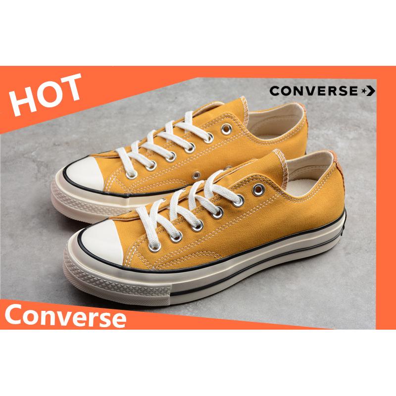 yellow converse all star low tops