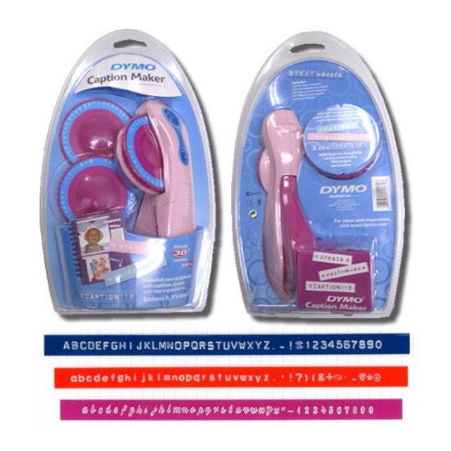 dymo caption maker