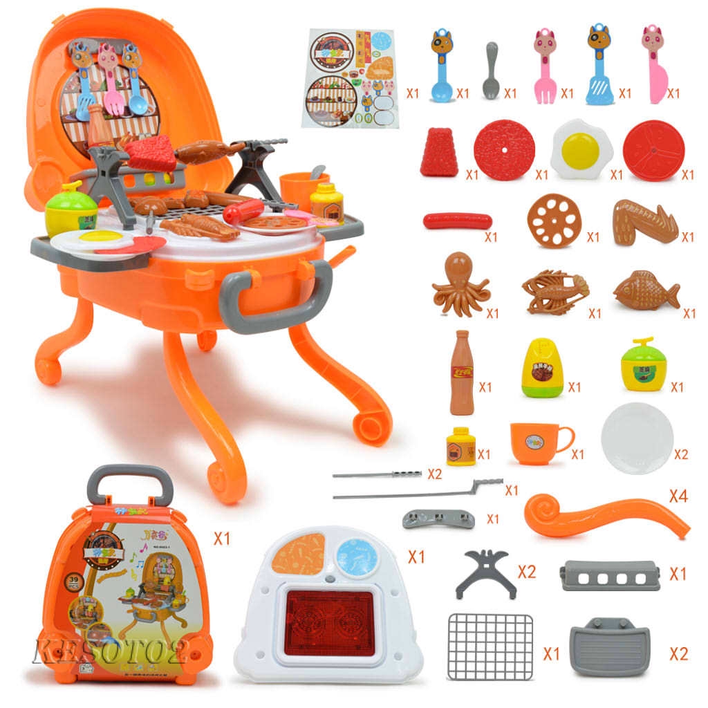 bbq play food set