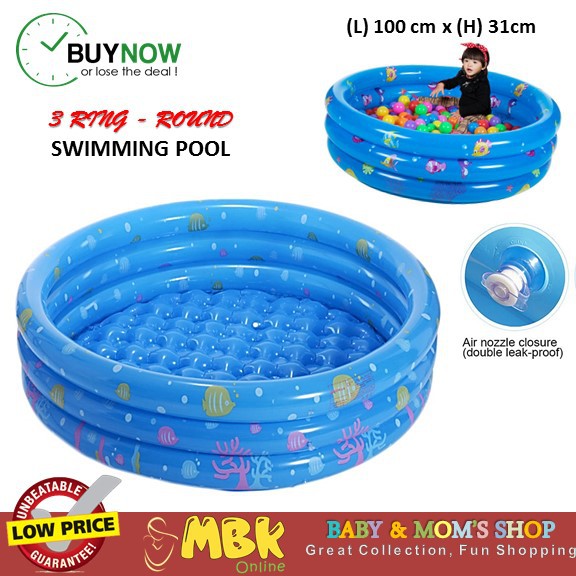 3 ring kids pool