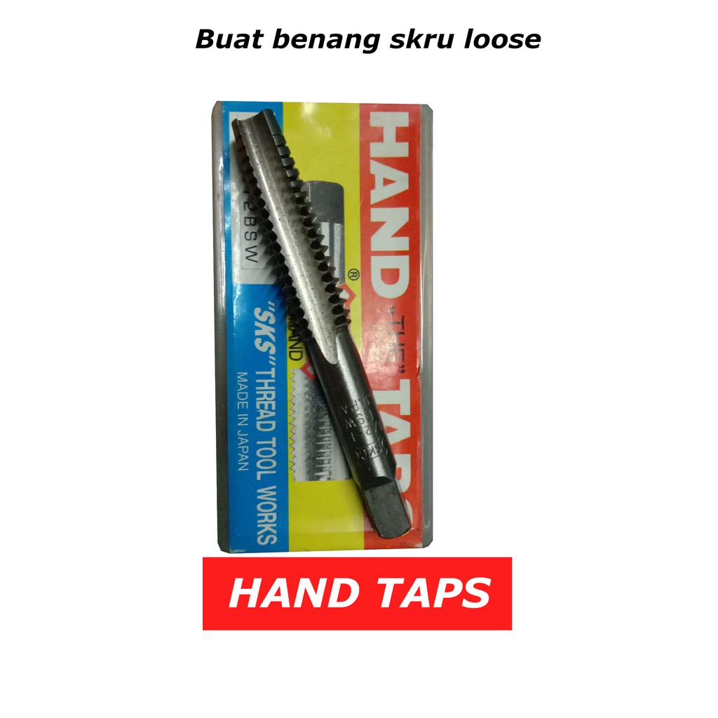 3 In 1 Hand Taps Mechanic Diy Tools Buat Benang Skru Minyak Hitam Loose Shopee Malaysia