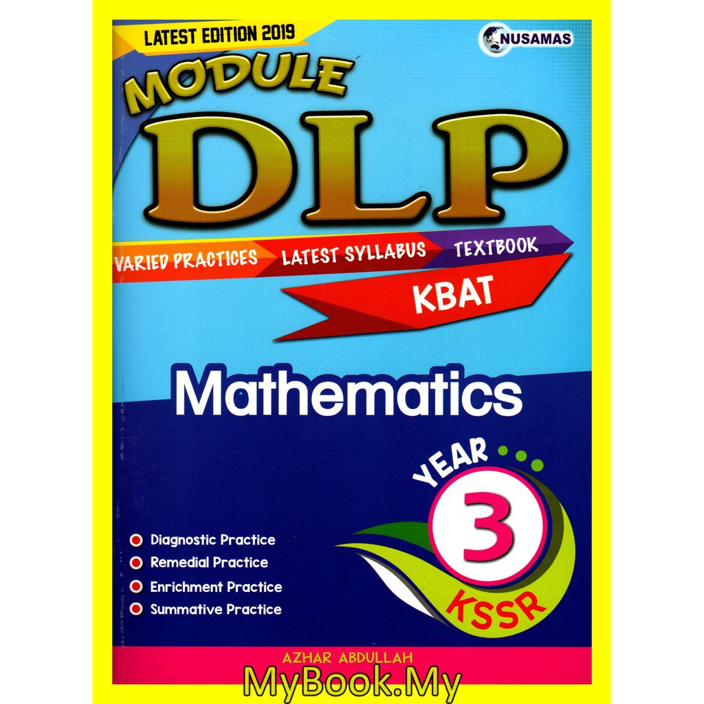 MyB Buku Latihan : Module DLP Mathematics Year 3 (Nusamas) | Shopee ...